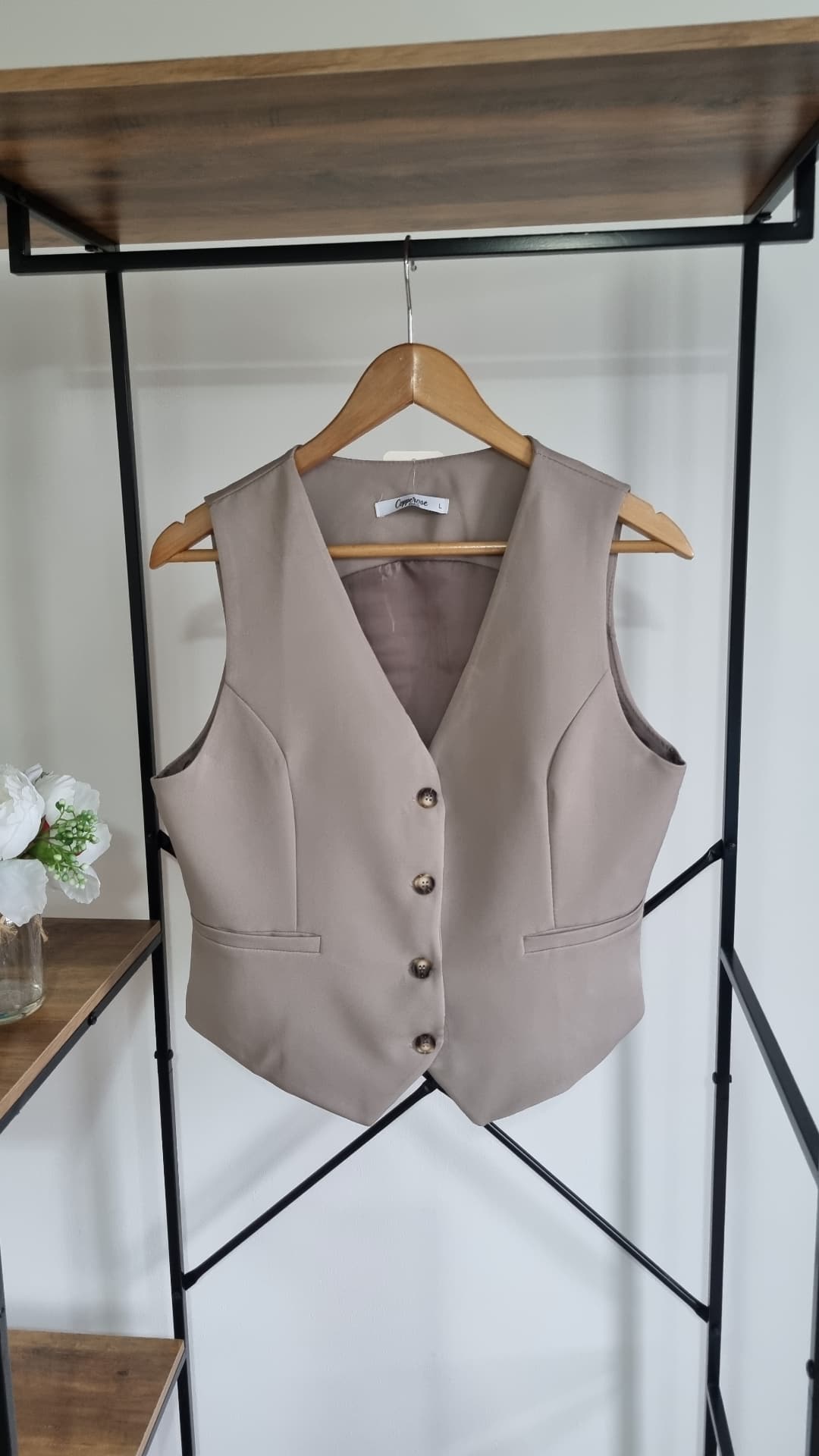 Aspen Waistcoat Taupe