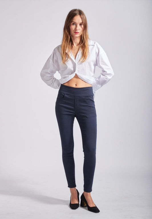 Libby Toxik Jogger Style Jeans Navy